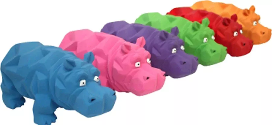 Multipet Origami Pals Latex Grunting Hippo