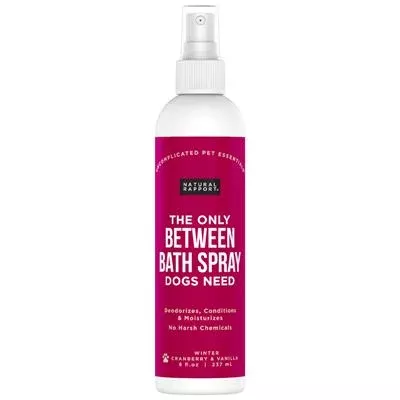 Natural Rapport The Only Between Bath Spray Dogs Need Cranberry & Vanilla Scent
