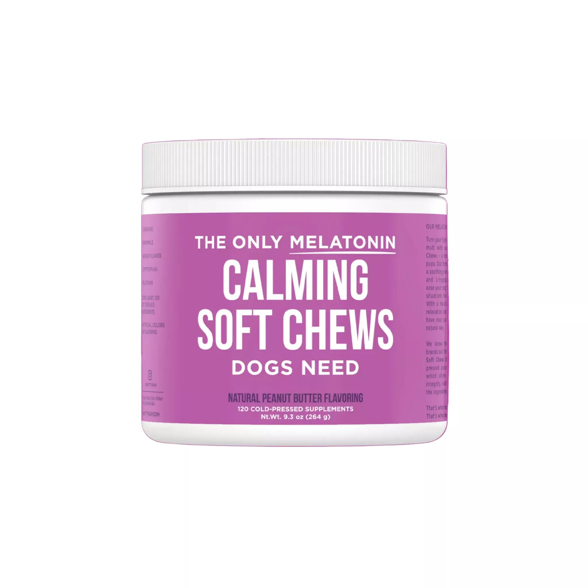 Natural Rapport - The Only Melatonin Calming Soft Chews Dogs Need
