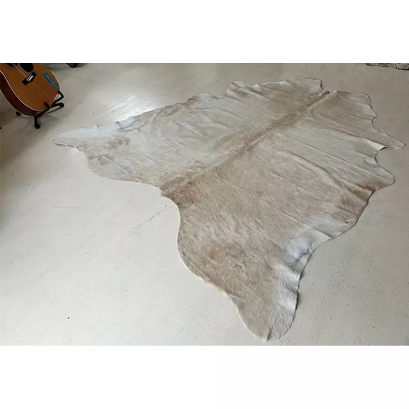 Natural White Cowhide Rug