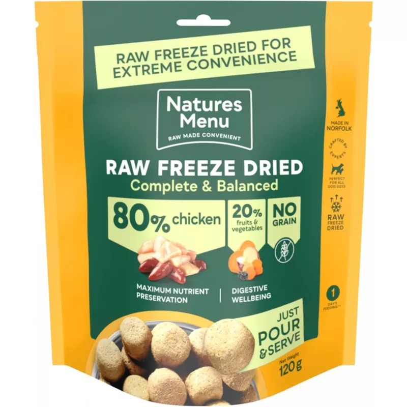 Natures Menu Freeze Dried 80/20 Complete Chicken