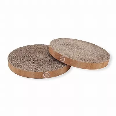 Necoichi Cat Scratcher Bowl Replacement 2 Pc