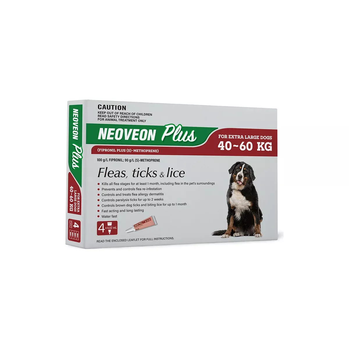 Neoveon Plus for Extra Large Dogs (88.1-132.2 lbs) 4 Pack