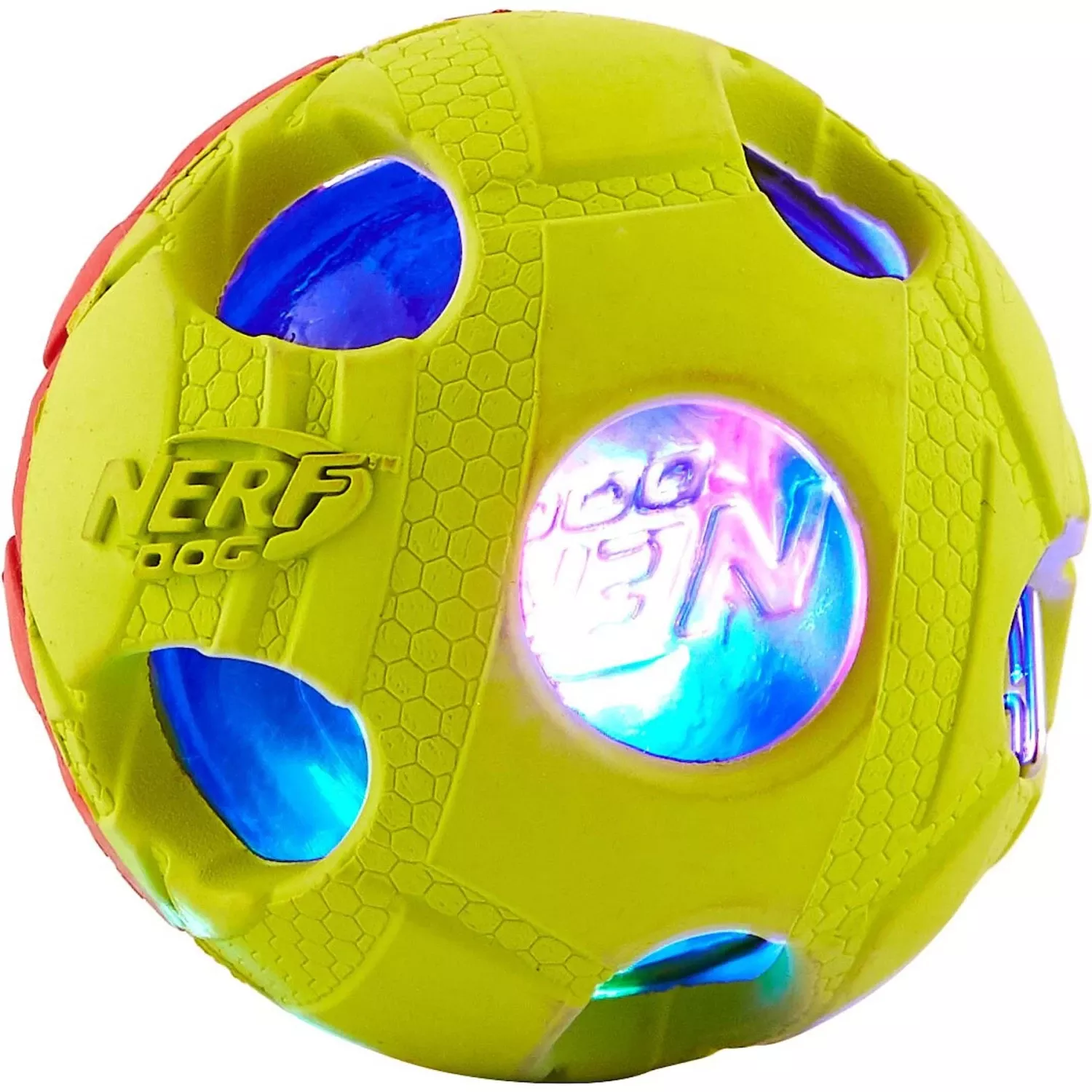 Nerf Dog Light Up Bash Ball Dog Toy