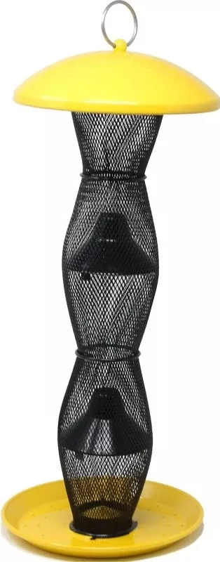 No/No Finch Bird Feeder Yellow/Blk