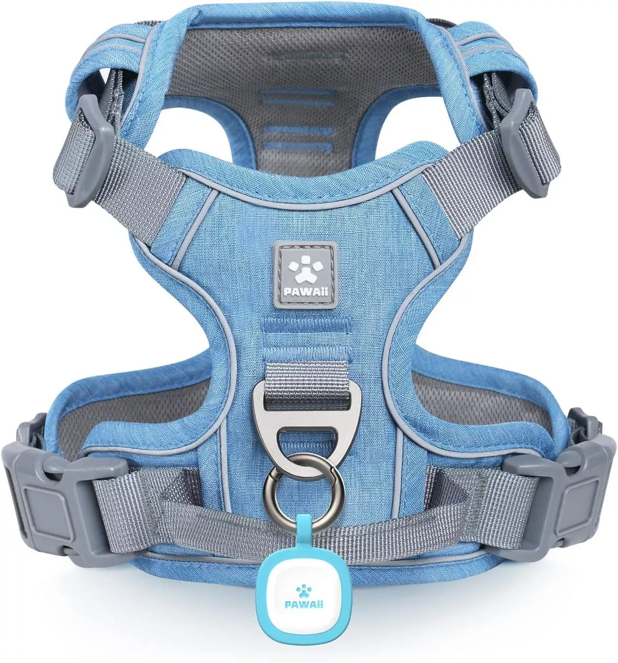 No Pull Dog Harness Reflective Adjustable Vest with ID Tag Small Dogs