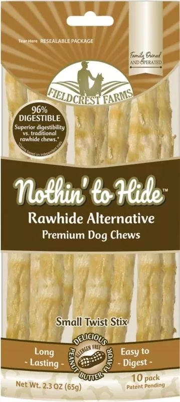 Nothin To Hide Twist Stix Peanut Butter Small/10pk
