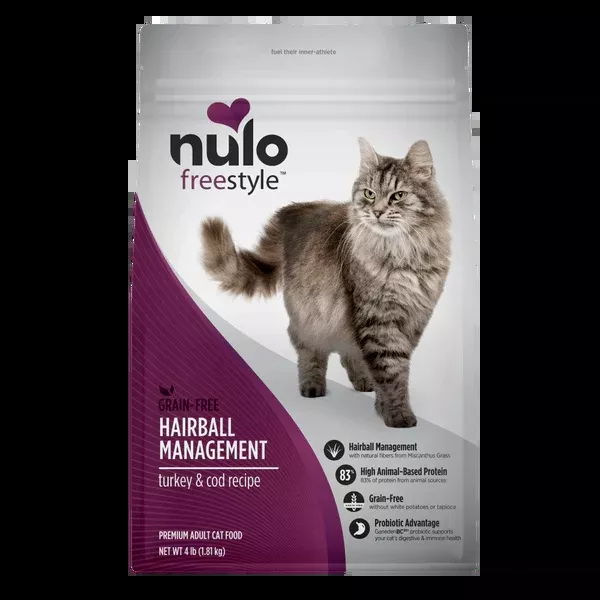 Nulo - FreeStyle Hairball Management Turkey & Cod Recipe