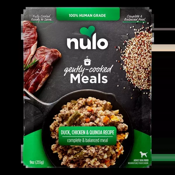 Nulo Gently-Cooked Meals Duck & Quinoa Recipe