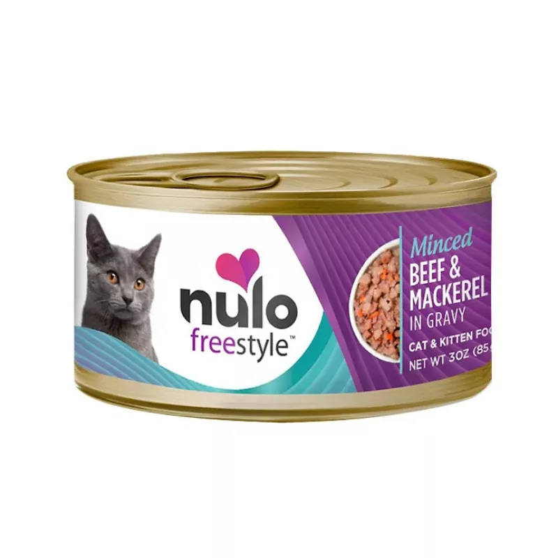Nulo Minced Beef & Mackerel Recipe In Gravy 3OZ