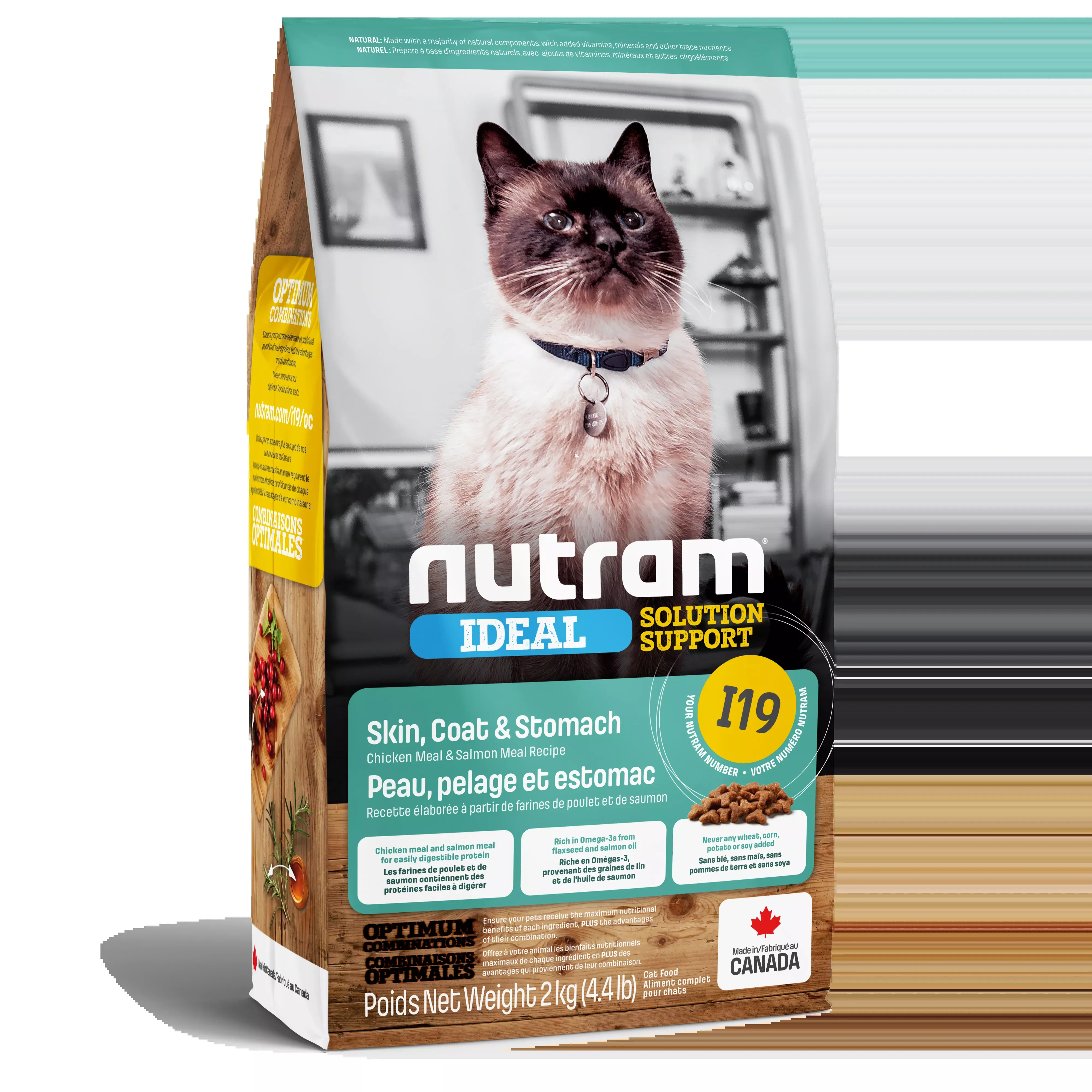 Nutram Cat Ideal Solution I19 Sensitive Skin & Stomach