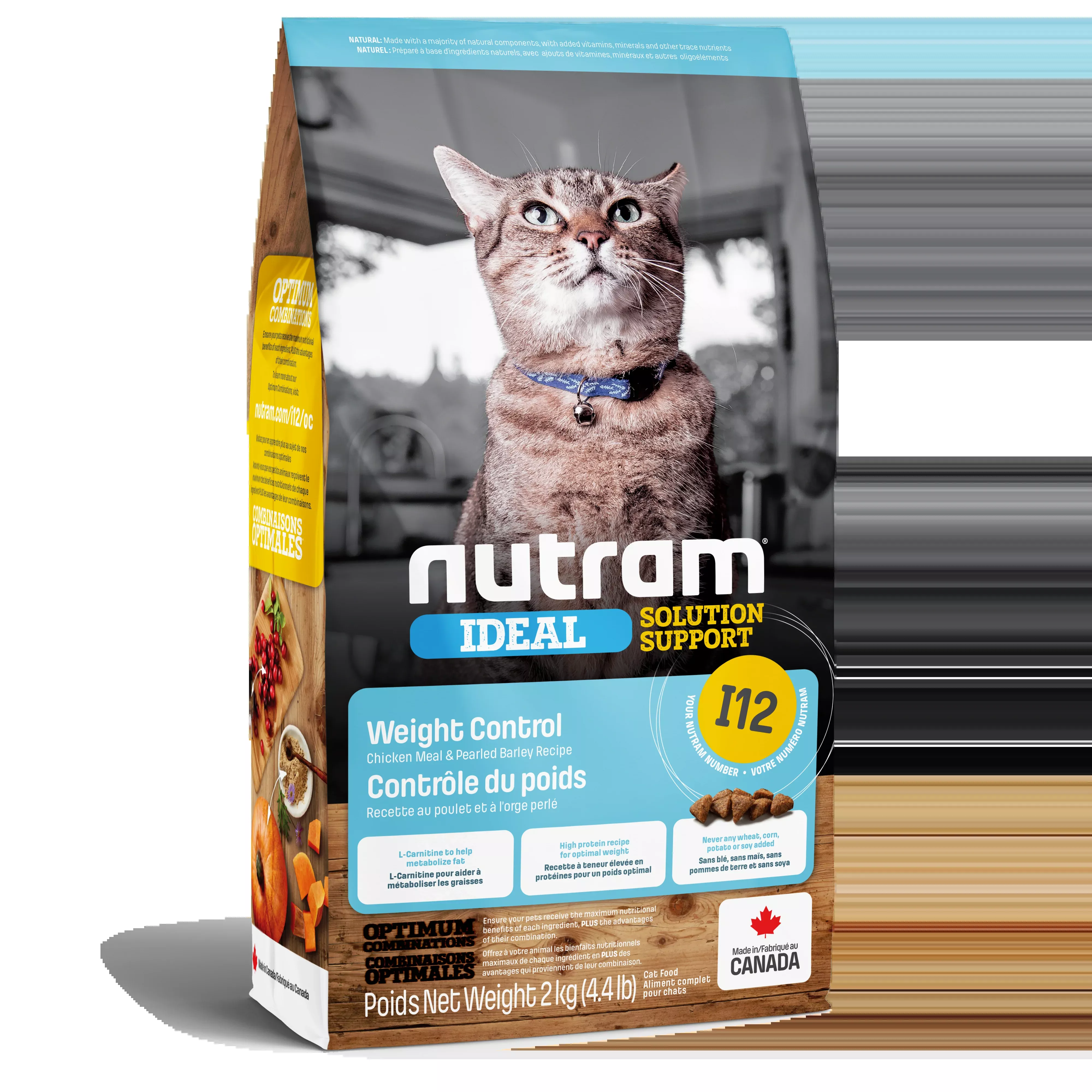 Nutram Cat Ideal Solutions I12 Weight Control Chicken & Barley
