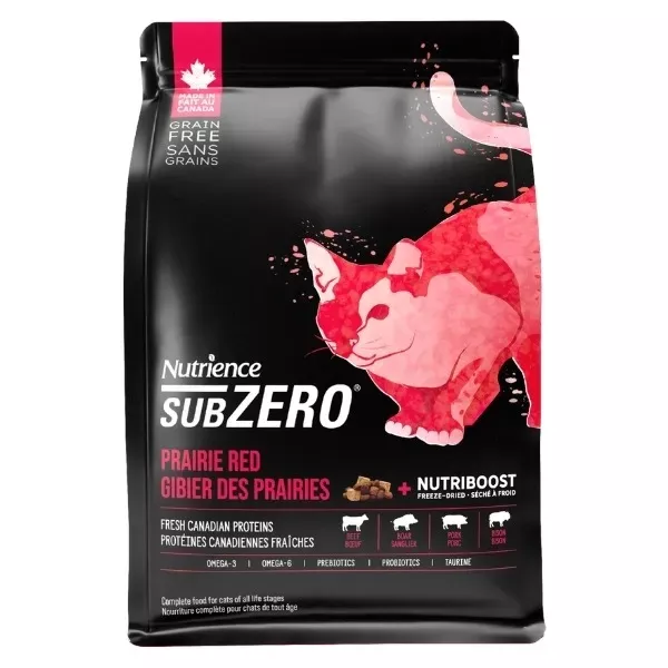 Nutrience SubZero High Protein Cat Food - Prairie Red