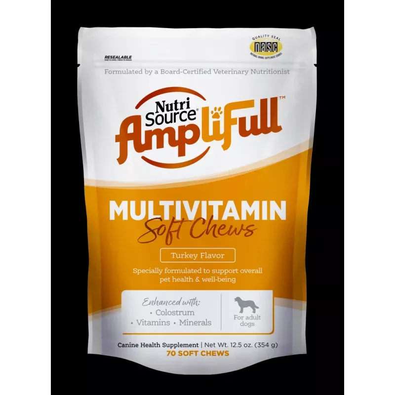 NutriSource AmpliFull MultiVitmain Dog Soft Chew Supplement