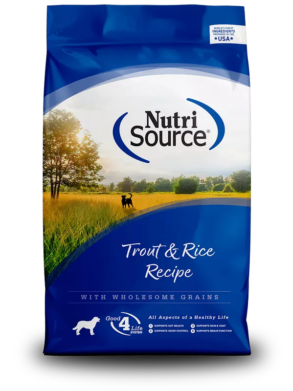 Nutrisource Dog Food Trout & Rice