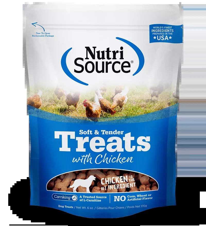 NutriSource Dog Treat Soft Tender Chicken
