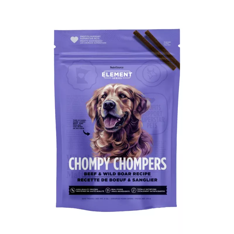 NutriSource Element Series Beef & Wild Boar Chompy Chompers