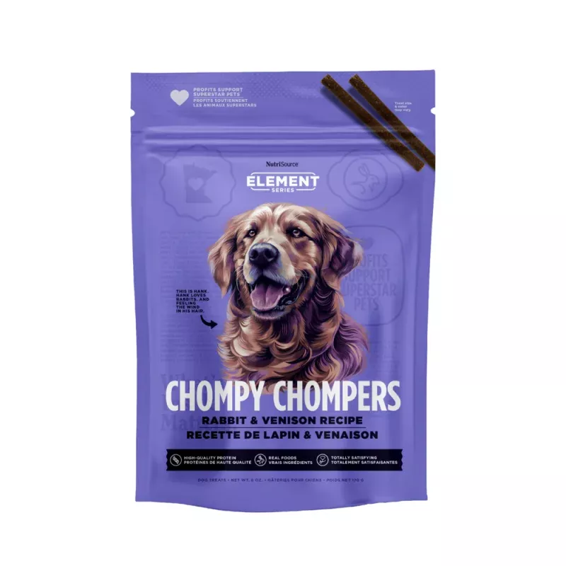 NutriSource Element Series Rabbit & Venison Chompy Chompers
