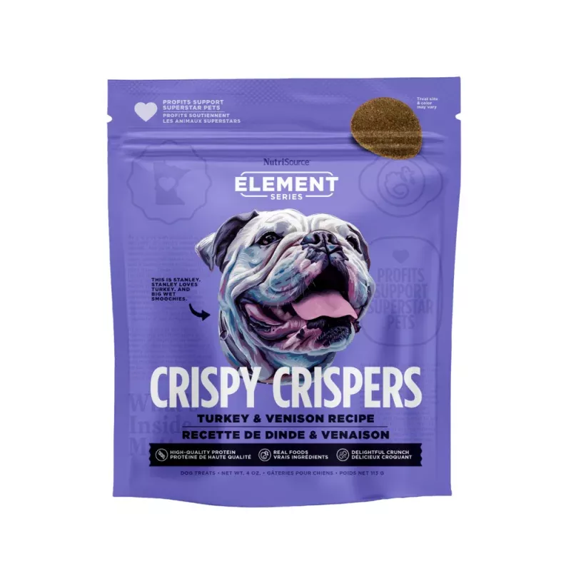 NutriSource Element Series Turkey & Venison Crispy Crispers