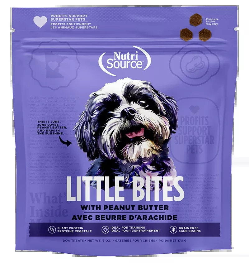 NutriSource Little Bites Peanut Butter 6oz