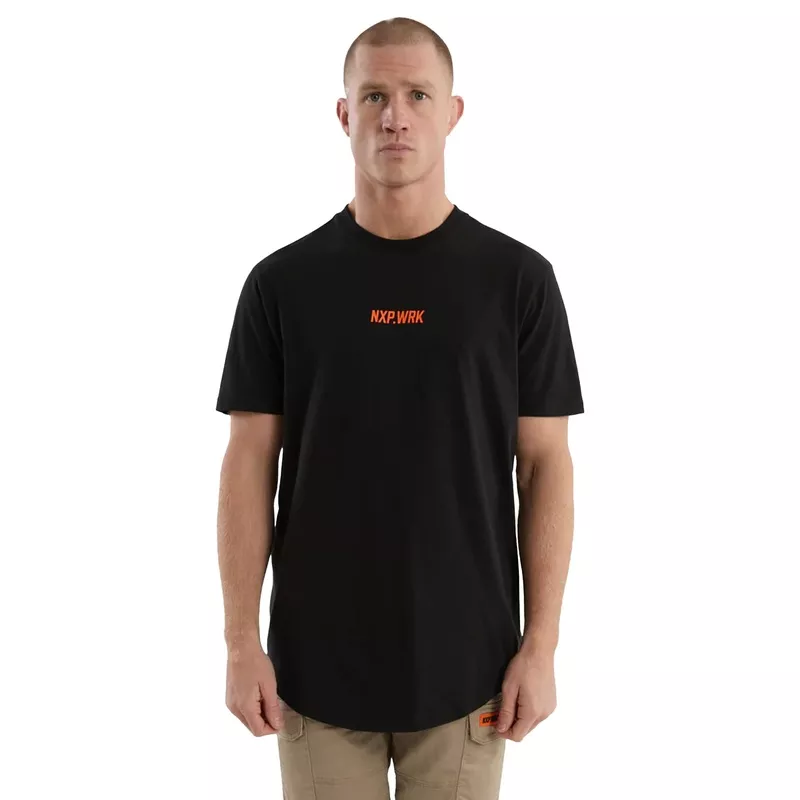 NXP Frontman Dual Curved Tee Black/Orange