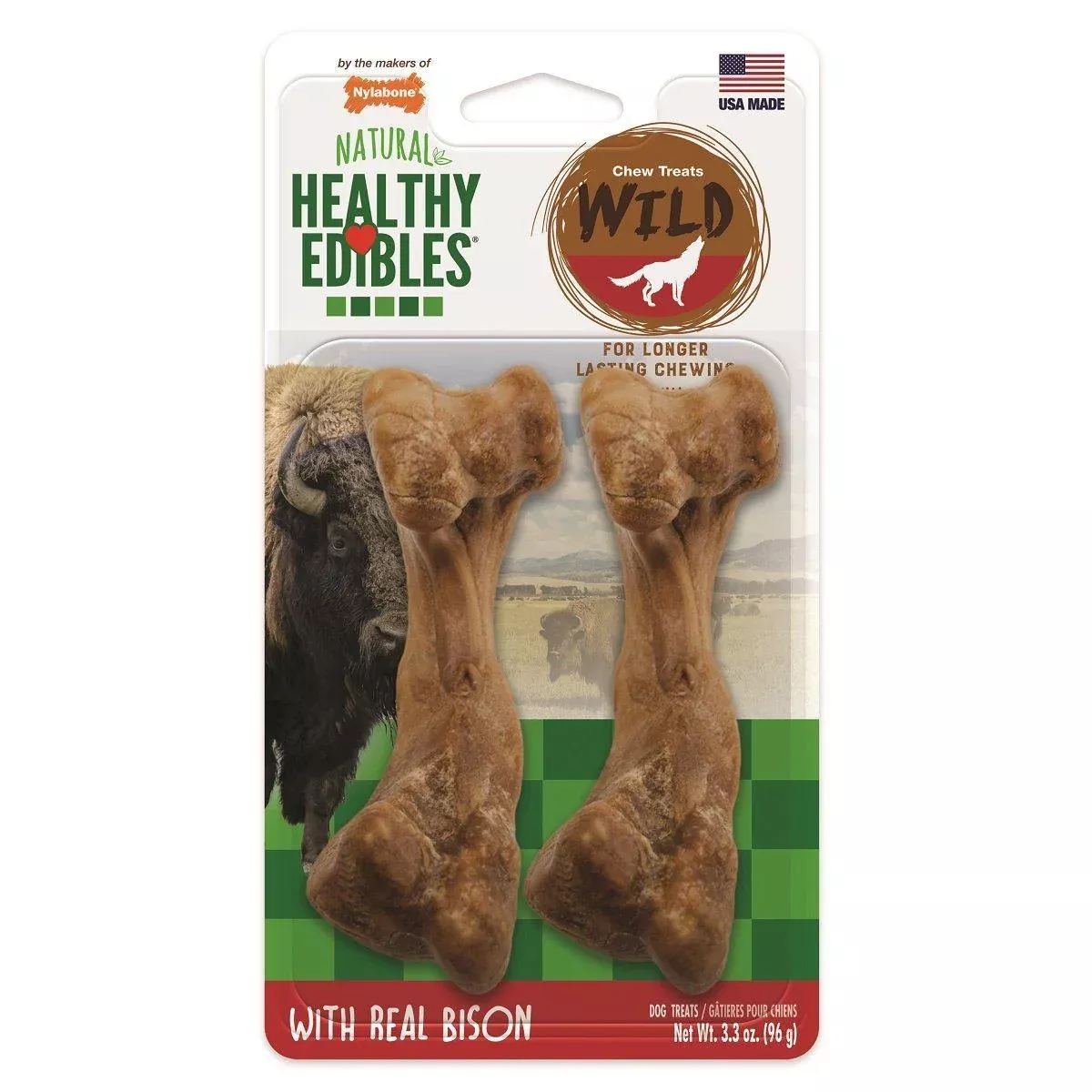 Nylabone Healthy Edibles Wild Bison