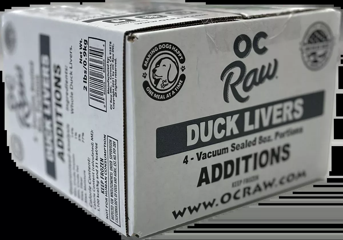 OC Raw Dog Duck Liver Additions