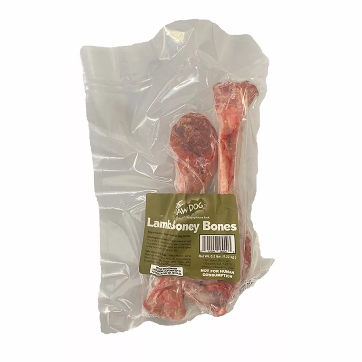 OC Raw Dog Lamb Boney Bones