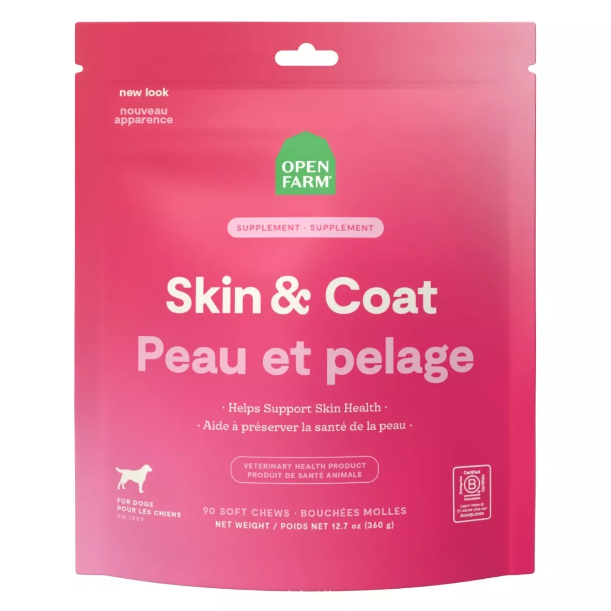 Open Farm Supplement Chews for Dogs - Skin & Coat