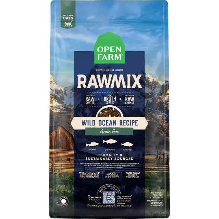 Open Farm Wild Ocean Grain-Free RawMix for Cats