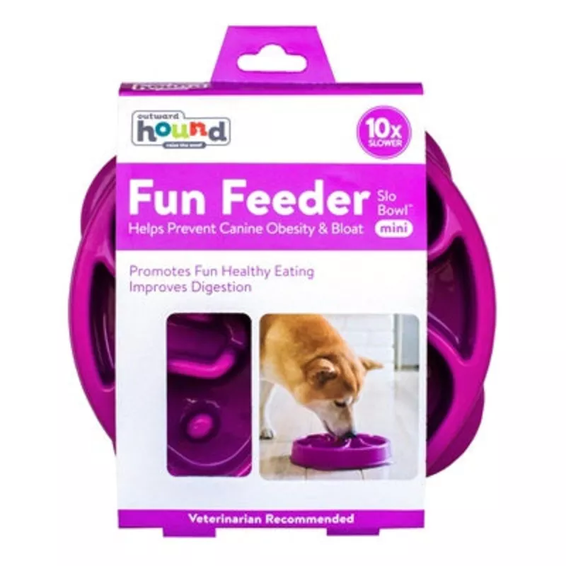 Outward Hound Fun Feeder - Purple
