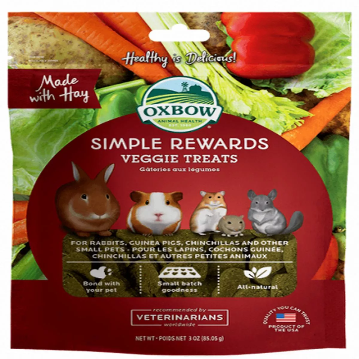 Oxbow Simple Rewards Veggie Treats