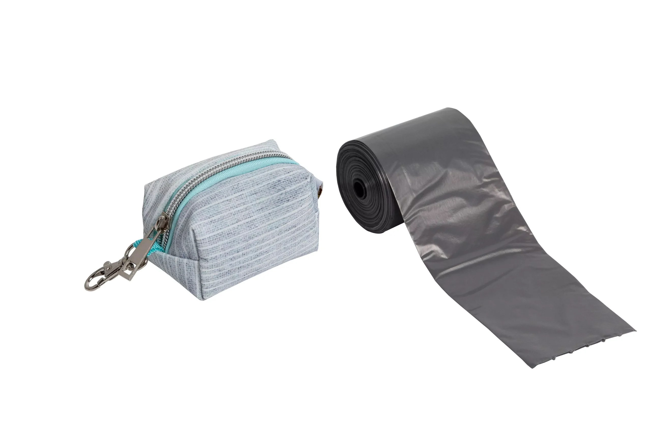 Pearhead Gray & Blue Waste Bag Holder