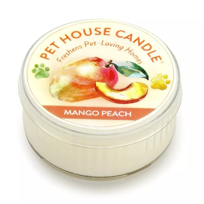 Pet House Candle Mini Mango Peach 1.5oz
