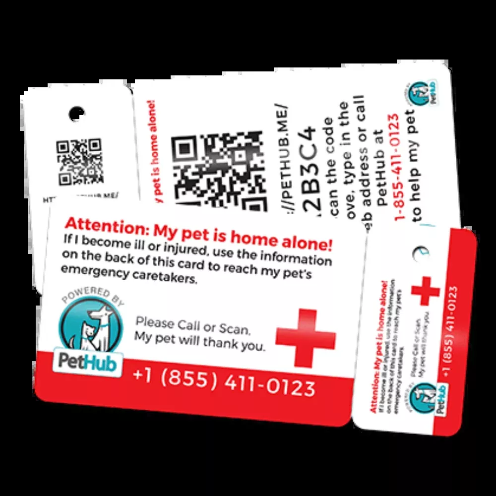 Pet ID Wallet & Keychain Card – Emergency Backup