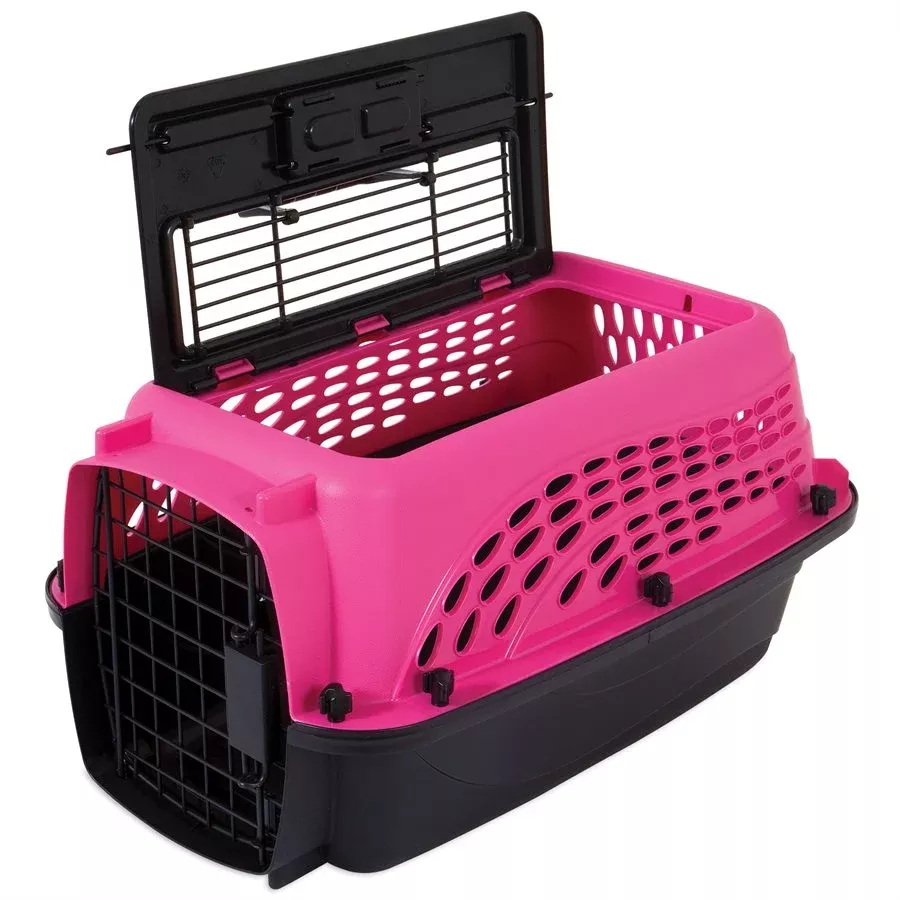 Petmate Door Top Load Kennel Rose