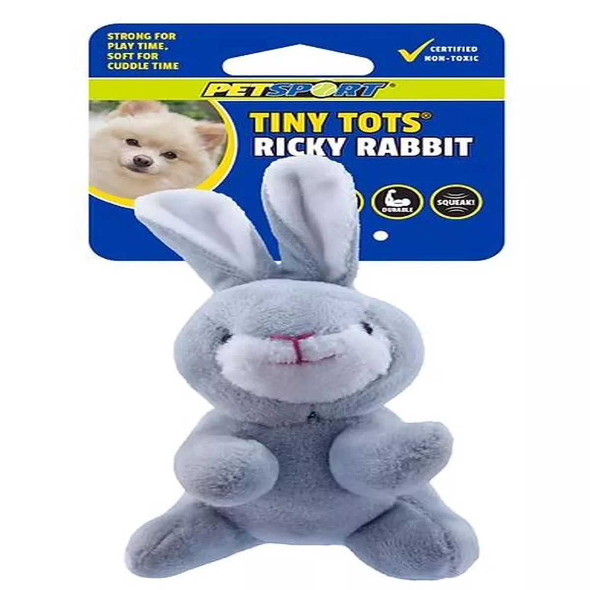 Petsport Tiny Tots Ricky Rabbit Dog Toy