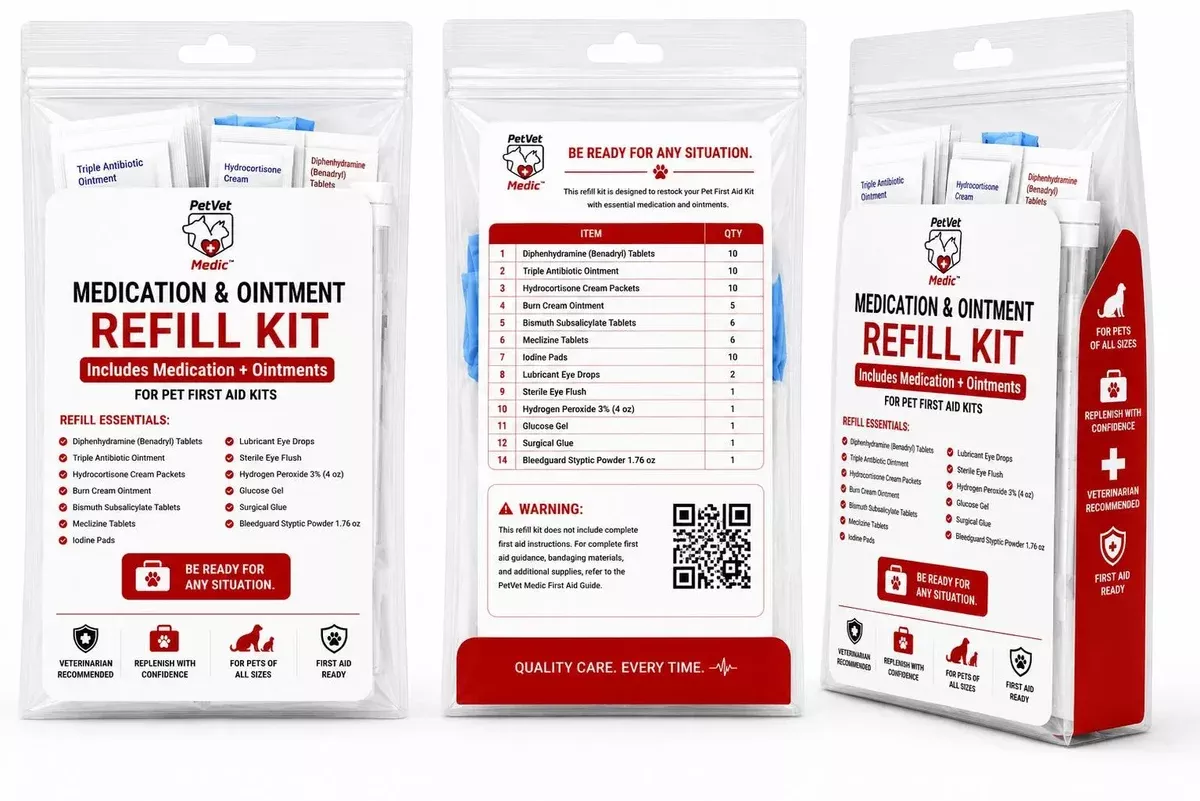PetVet Medic Complete Kit Refresh Bundle
