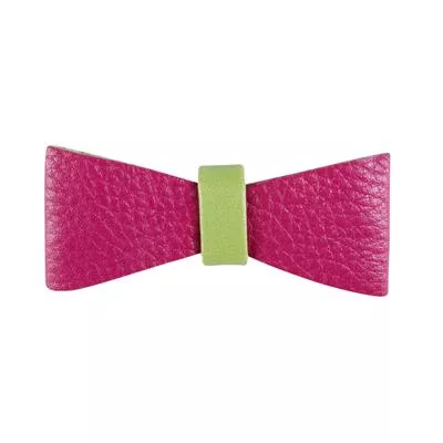 PoisePup Leather Bow Tie Candy Swirl