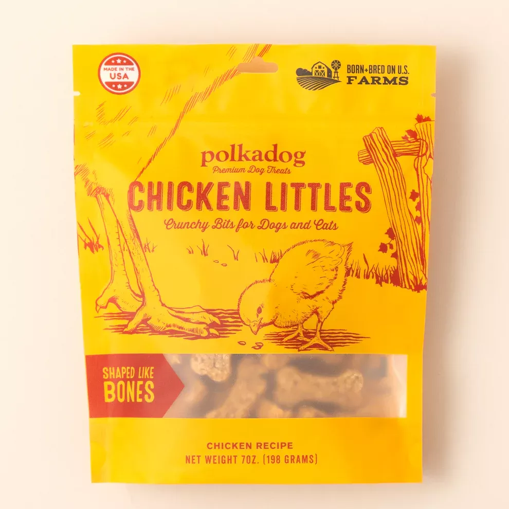 Polka Dog Chicken Lil Bones 7 Oz