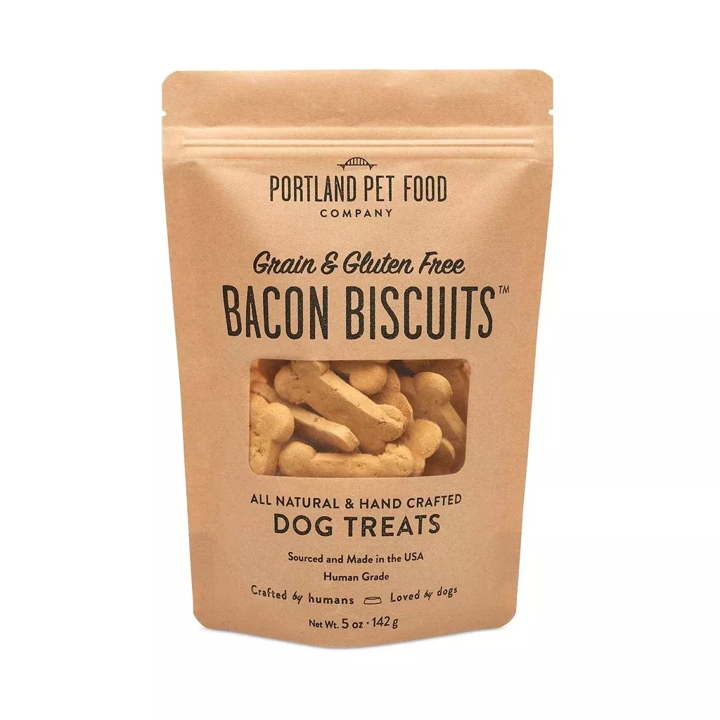 Portland Pet Food Company Bacon Dog Biscuits 5oz