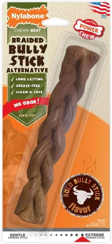 Power Chew Braid Bull Stick