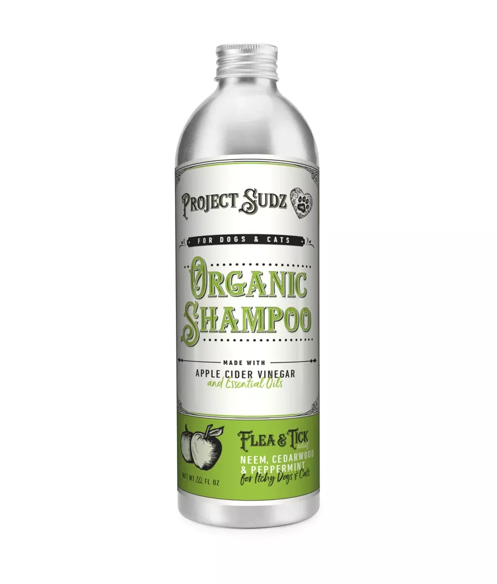 Project Sudz Organic Flea/Tick Liquid Shampoo
