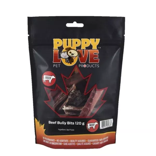 Puppy Love Beef Bully Bits