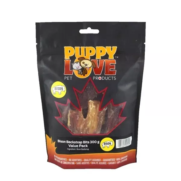 Puppy Love Canadian Bison Backstrap Bits