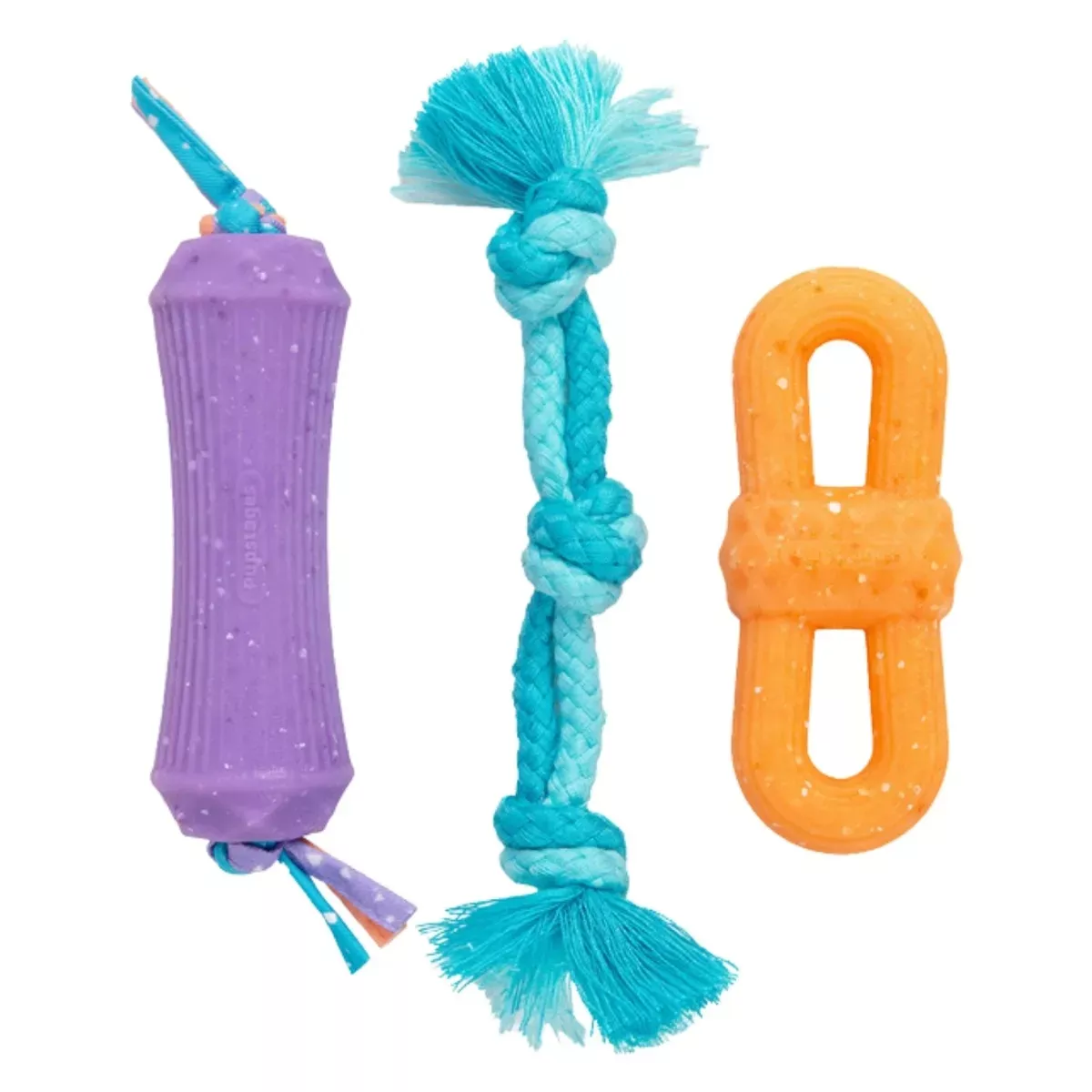 Pupstages Flex-Force Chew Toy - Chew Trio