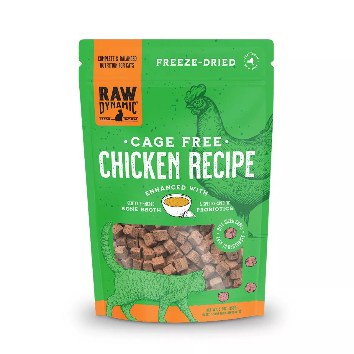 Raw Dynamic Freeze-Dried Raw Chicken Formula For Cats