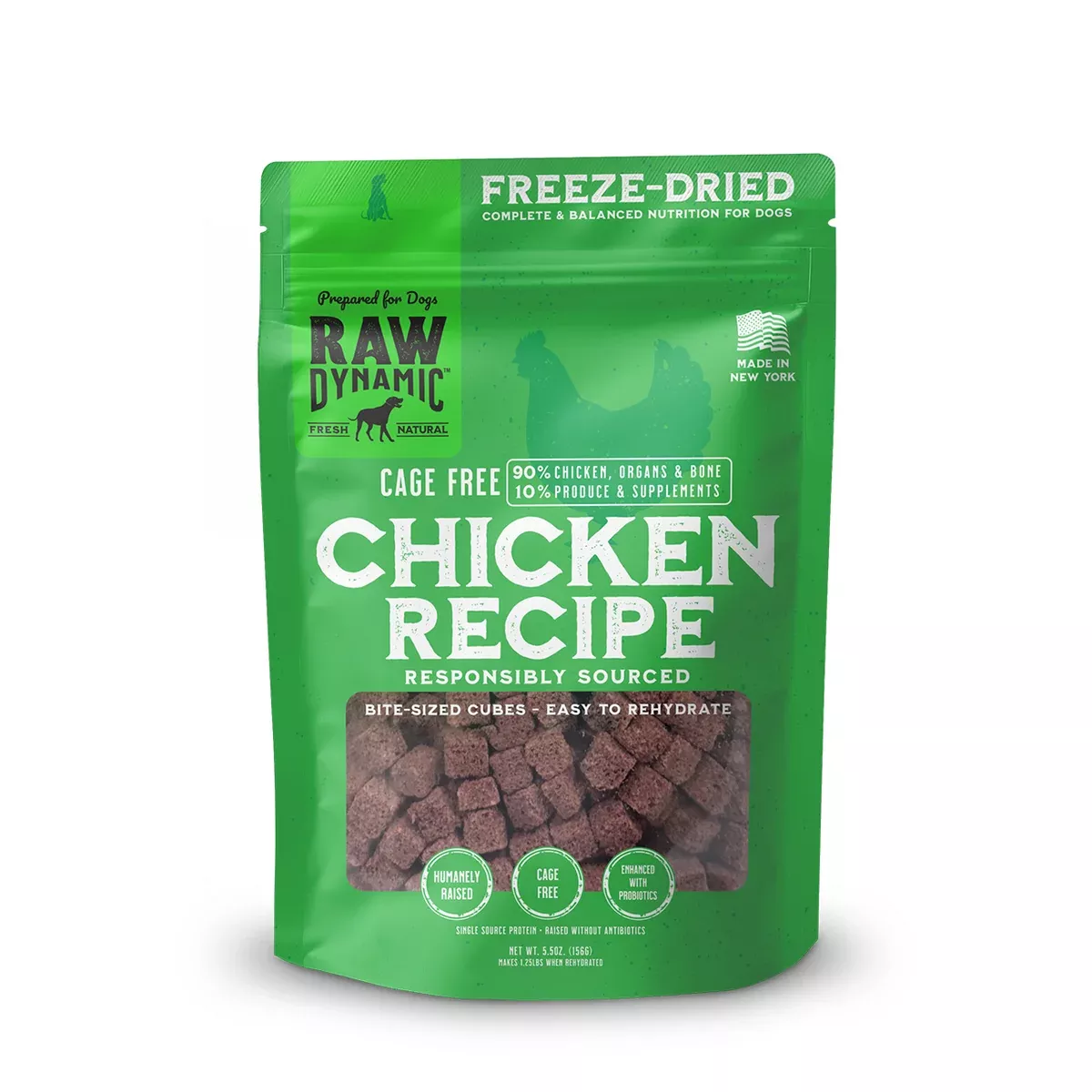 Raw Dynamic Freeze-Dried Raw Chicken Formula for Dogs
