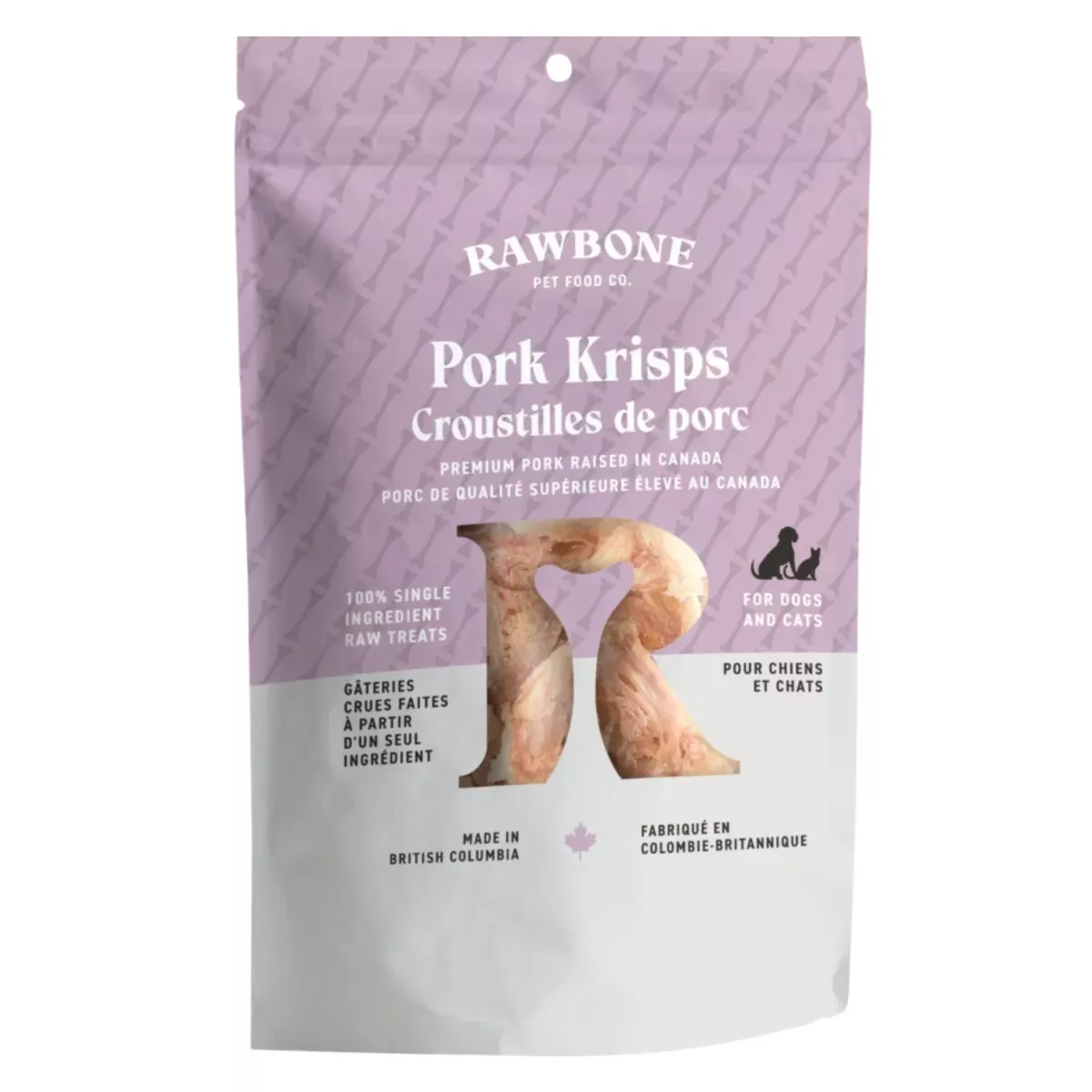 Rawbone Dehydrated Treats for Pets - Pork Krisps