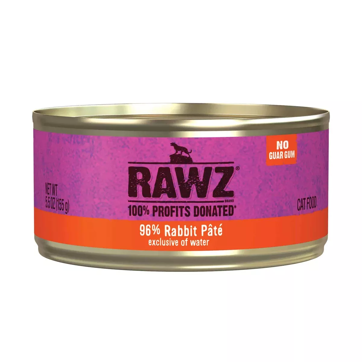RAWZ 96% Rabbit Pâté Cat Food
